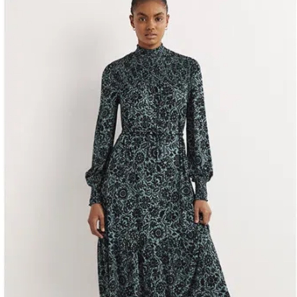 Boden Floral Midi Dress